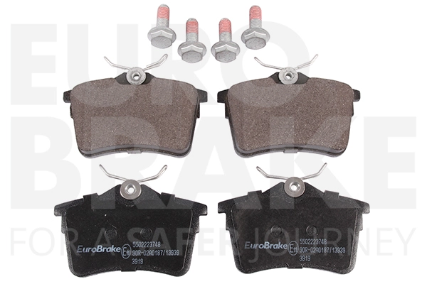 Тормозные колодки дисковые задние EUROBRAKE 5502223748