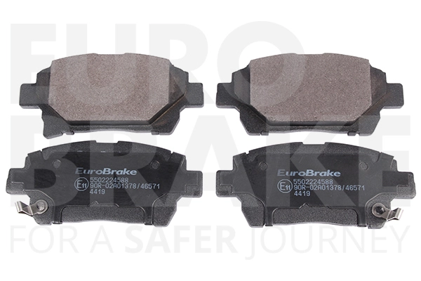 Колодки тормозные дисковые EUROBRAKE 5502224588