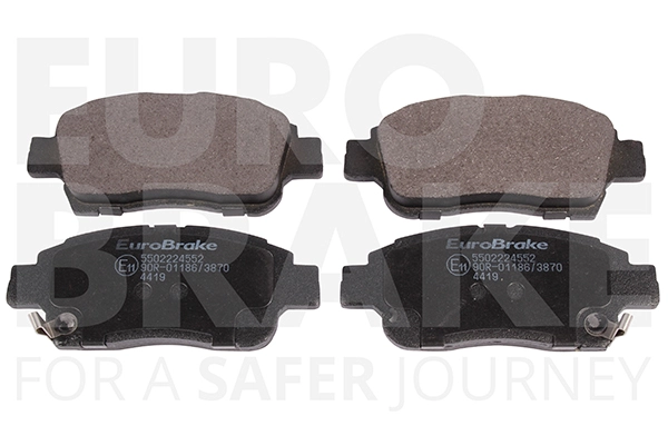 Колодки тормозные дисковые EUROBRAKE 5502224552