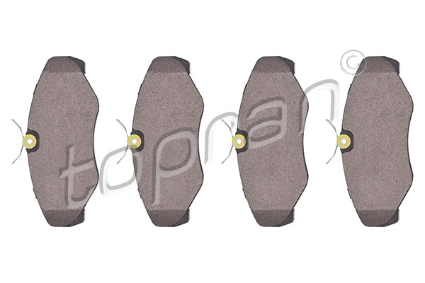 Set brake pads HANS PRIES/TOPRAN 207089