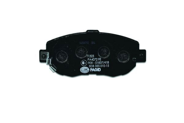 Колодки тормозные дисковые HELLA/BEHR/PAGID 8DB355010151