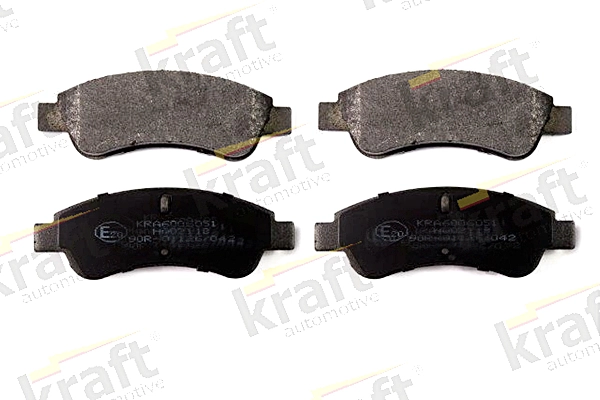 Комплект тормозных колодок дисковый тормоз KRAFT AUTOMOTIVE 6006051