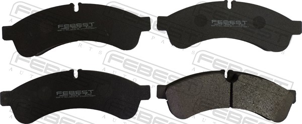 Колодки тормозные задние FEBEST 3801DALR