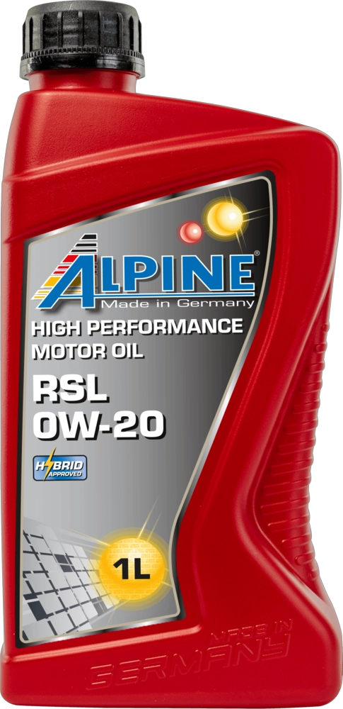 Alpine rsl sae 0w-20 1l api sn ilsac gf5 gm dexos1 toyota honda subaru hyundai kia ALPINE 0100191