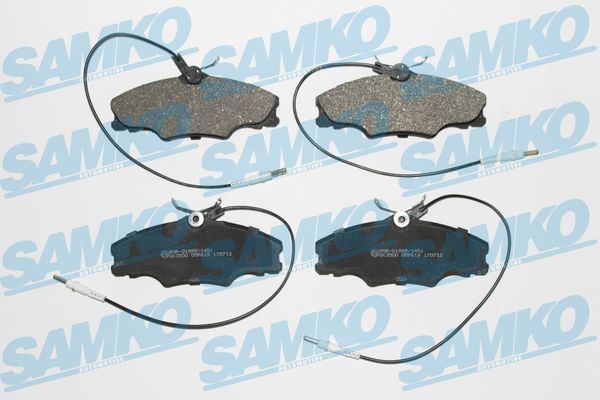 Колодки тормозные дисковые SAMKO 5SP619