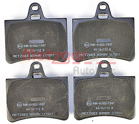 Колодки тормозные дисковые METZGER 1170311