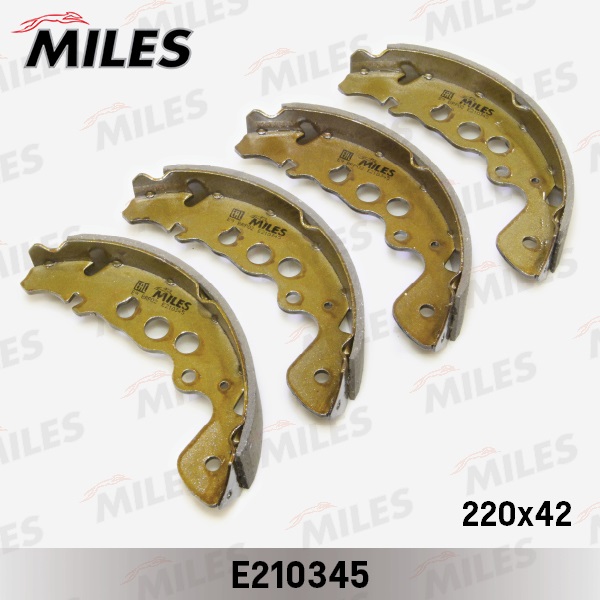 Колодки тормозные MILES E210345