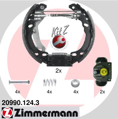 Барабан тормозной ZIMMERMANN 209901243
