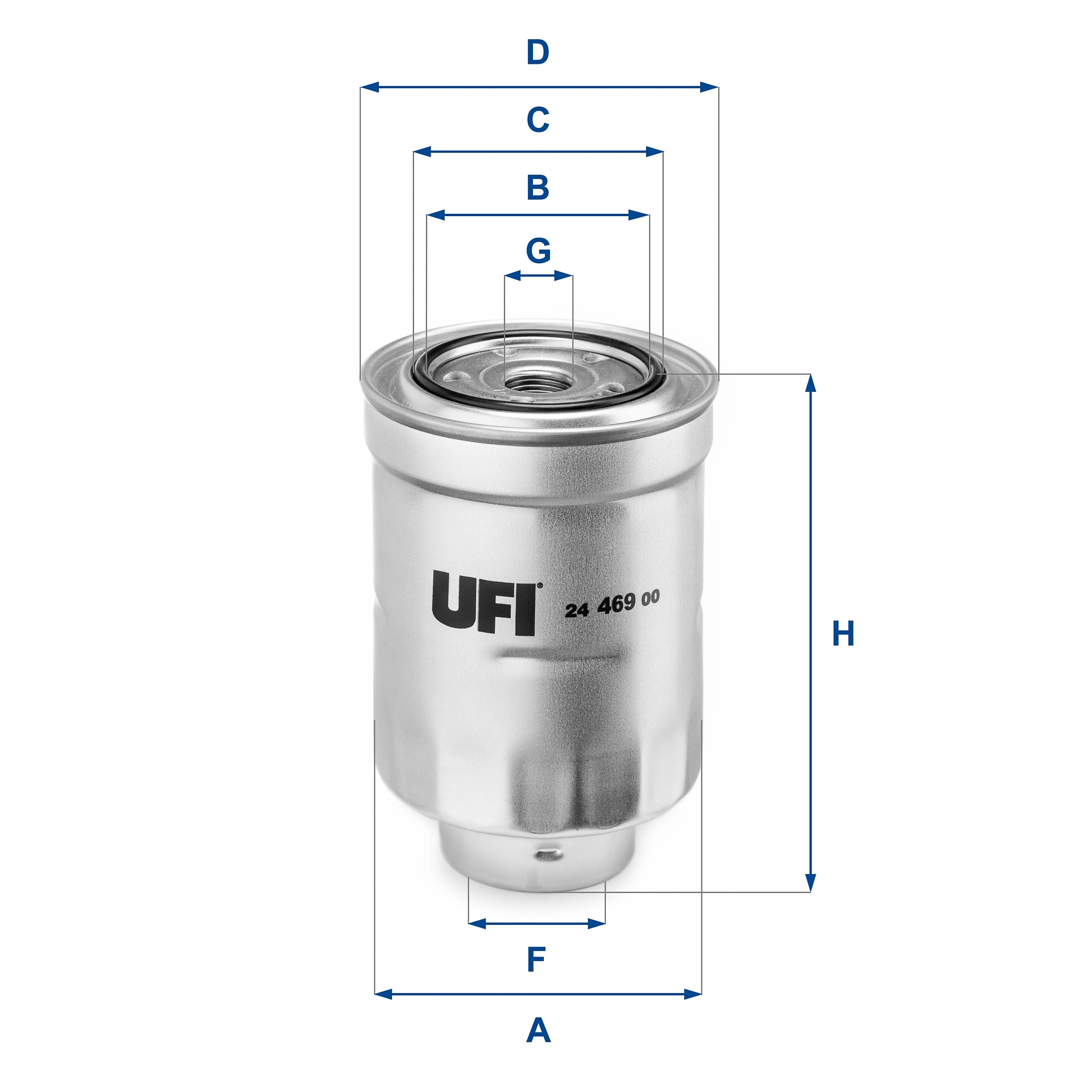 Фильтр масляный UFI 2446900