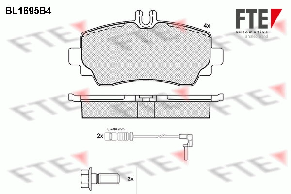 Запчасть FTE BL1695B4