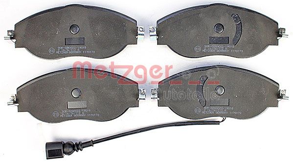 Колодки тормозные дисковые METZGER 1170173