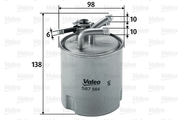 Фильтр топливный VALEO 587564