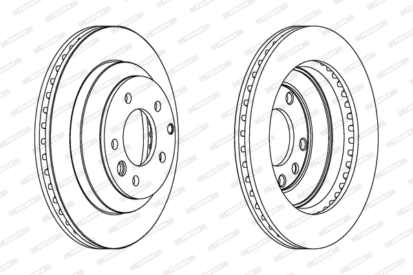 Диск тормозной FERODO DDF1580