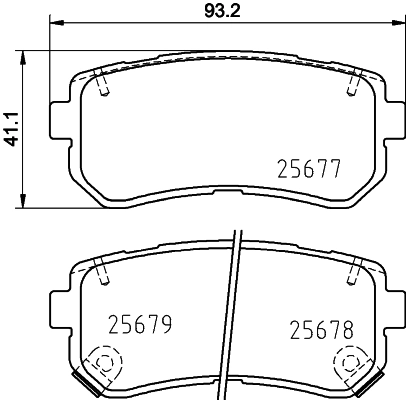 1628909 HELLA/BEHR/PAGID T2280