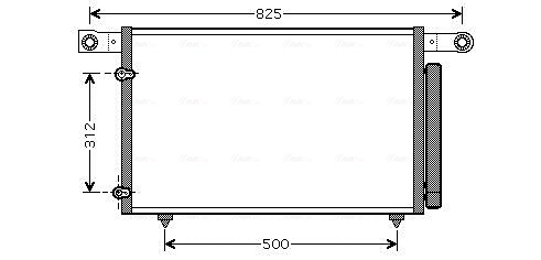 Радиатор кондиционера AVA QUALITY COOLING MZ5196D
