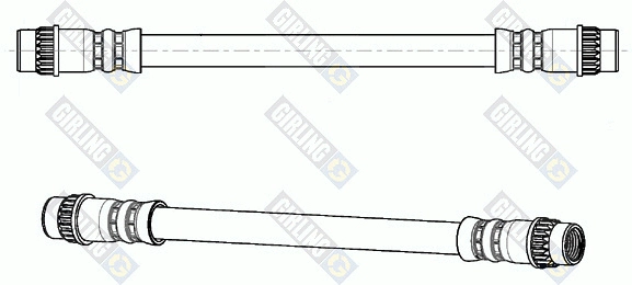 Шланг тормозной GIRLING 9001429