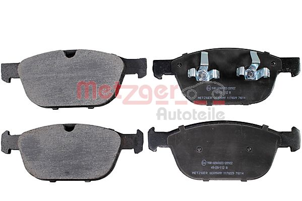 Колодки тормозные METZGER 1170229