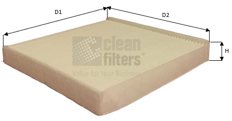 Фильтр салона CLEAN FILTERS NC2422