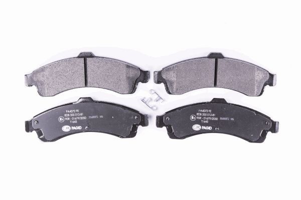 Колодки тормозные дисковые HELLA/BEHR/PAGID 8DB355012811