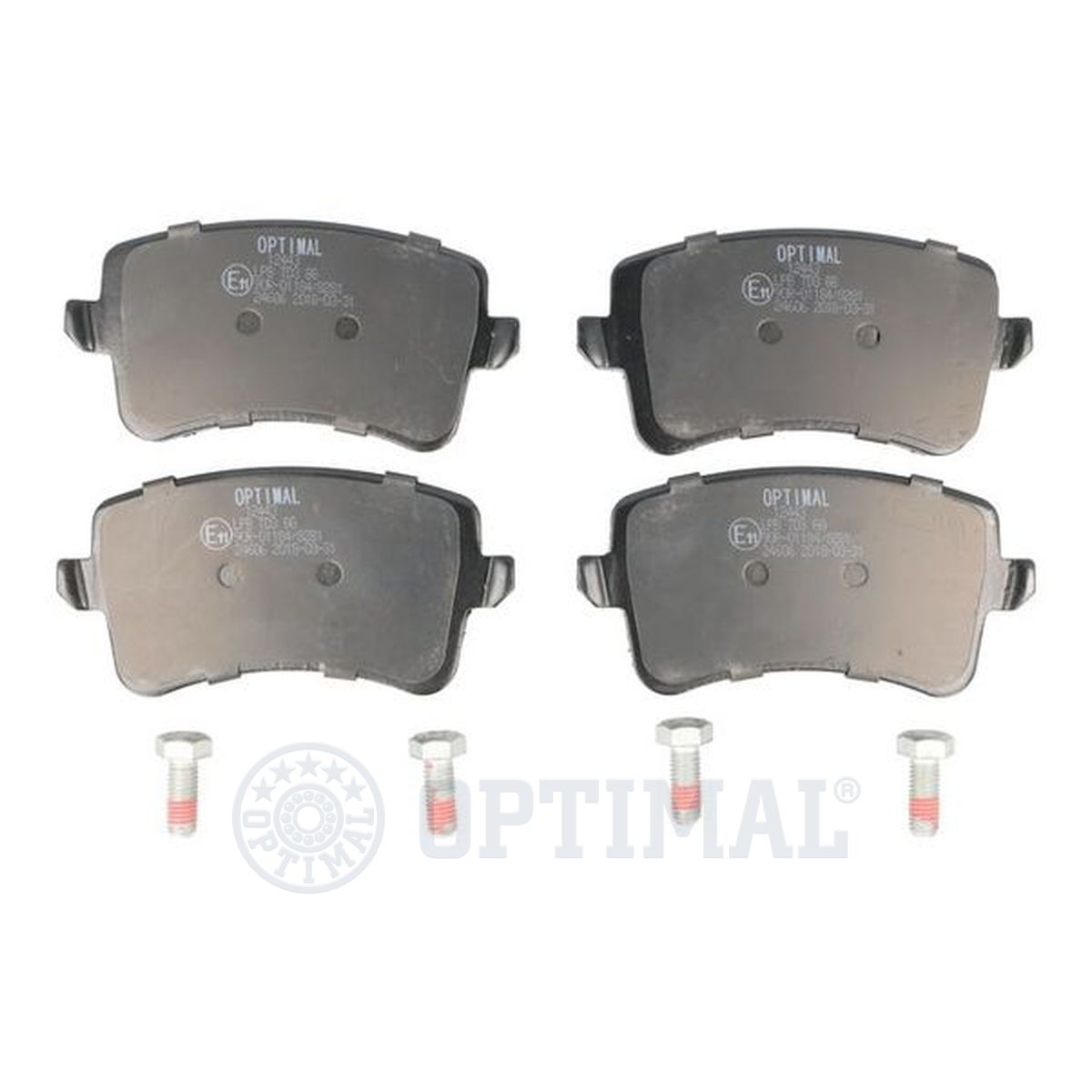 Колодки тормозные дисковые OPTIMAL 12443