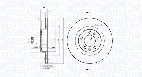 Запчасть MAGNETI MARELLI 360406123401
