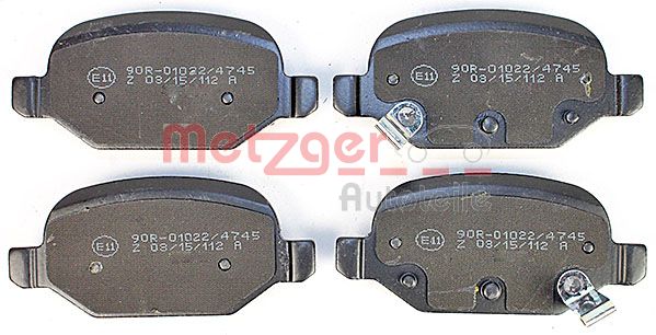 Колодки тормозные дисковые METZGER 1170818