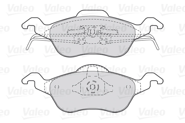 К-т дисков. тормоз. колодок VALEO 301317