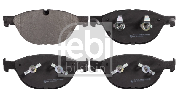 Комплект тормозных колодок дисковый тормоз FEBI BILSTEIN 16519