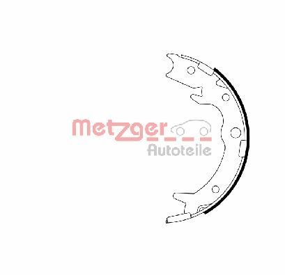 Комплект тормозных колодок стояночная тормозная система METZGER MG 991