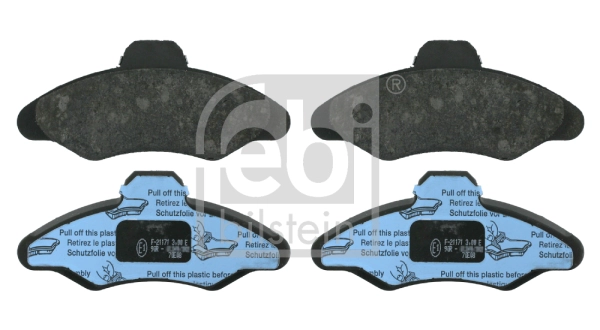 Комплект тормозных колодок дисковый тормоз FEBI BILSTEIN 16038