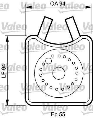 Радиатор масляный VALEO 817943
