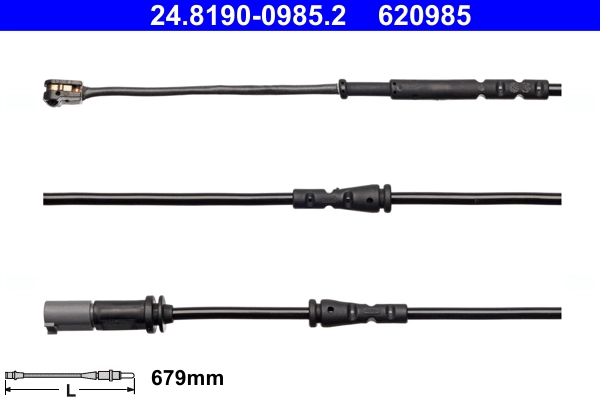 Датчик износа тормозных колодок i bmw bmw i3 i01 13 - ATE 24.8190-0985.2