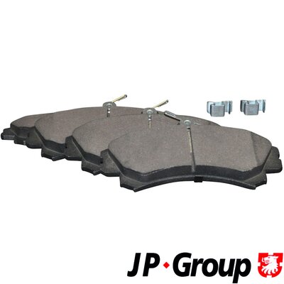 Комплект тормозных колодок дисковый тормоз jp group