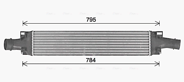 Радиатор интеркулера AVA QUALITY COOLING AI4432