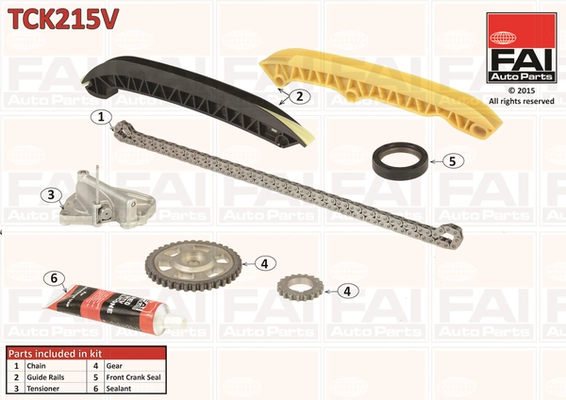 Комплект цепи грм FAI AUTOPARTS TCK215