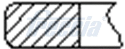 Кольца двс поршневые (к-т на 1 поршень) FRECCIA FR10-975300