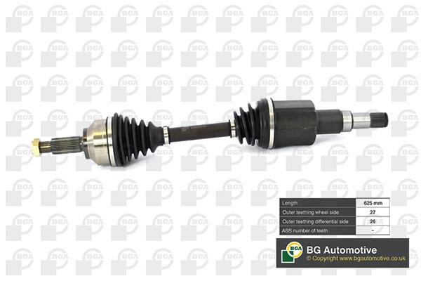 Полуось jaguar x type 2007-2010 BGA DS3300L