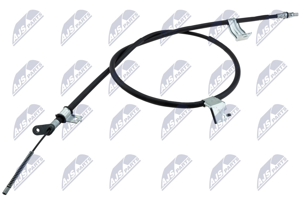 Трос стояночного тормоза nissan qashqai 07- /лев/