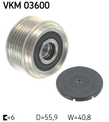 Шкив генератора SKF VKM03600