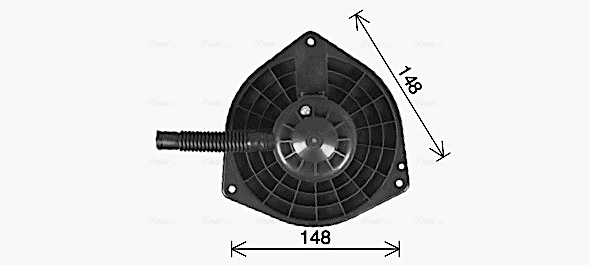Вентилятор системы кондиционирования AVA QUALITY COOLING PE8428