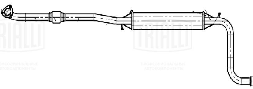 Глушитель TRIALLI EAM0356