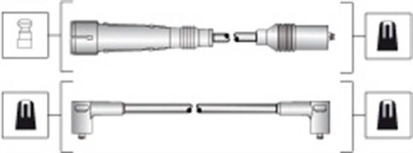 Комплект проводов зажигания MAGNETI MARELLI 941318111283