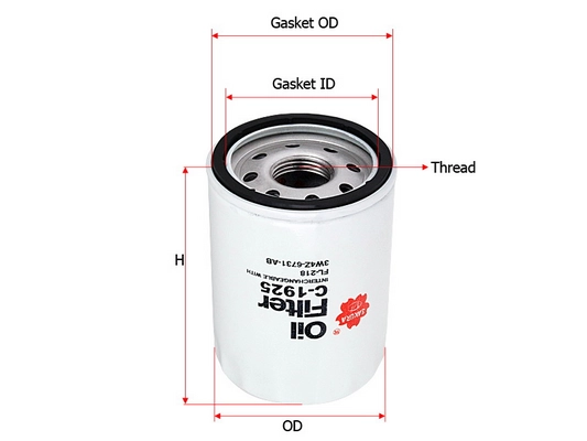 Масляный фильтр SAKURA AUTOMOTIVE C-1925
