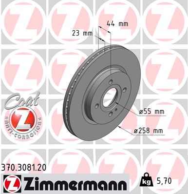 Тормозной диск coat z
