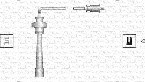 Комплект проводов зажигания MAGNETI MARELLI 941318111191