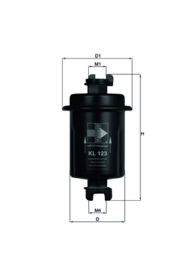 Топливный фильтр MAHLE/KNECHT KL 123