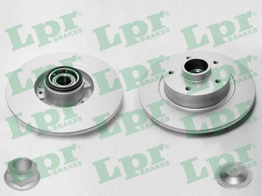 Тормозной диск lpr hub brake disc line - full coated