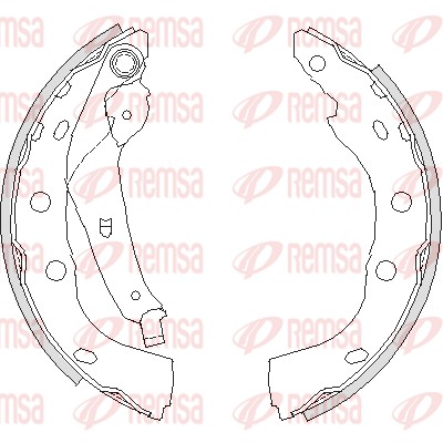 Тормозные колодки REMSA 4195.00
