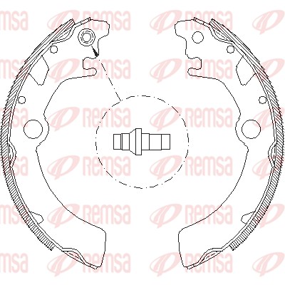 Тормозные колодки REMSA 4116.00
