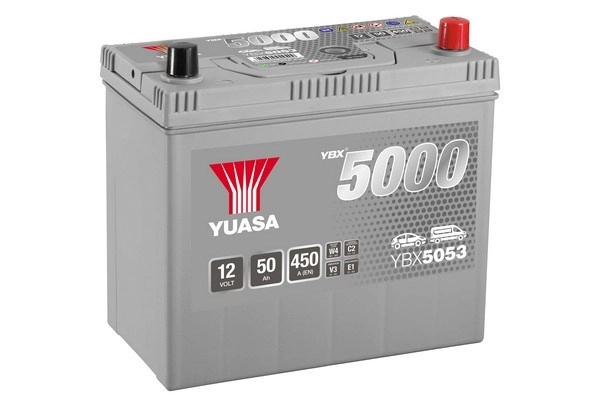 Стартерная аккумуляторная батарея ybx5000 silver high performance smf batteries YUASA YBX5053
